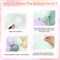 157pcs Pastel Pink and Purple Balloon Arch Garland Kit, Pink Purple Teal Light Green Nude Metallic Gold Latex Balloons for Baby Shower Spring Garden Tea Party Decorations